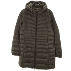 UNIQLO ユニクロ ダウンコート L カーキ系 レディース 古着