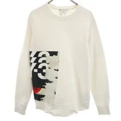 Y-3 ワイスリー 長袖 スウェット トレーナー M ホワイト ヨウジヤマモト メンズ 古着