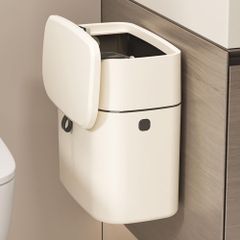 2Wayゴミ箱 生ゴミ入れ 蓋付き 臭い対策 中身が見えない キッチン トイレ 粘着/フック T122