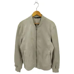 ザラ ZARA FAUX SUEDE BOMBER JACKET フェイク スウェード ブルゾン メンズ  M