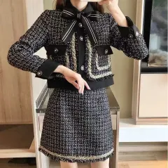 グリッターツイードスカート