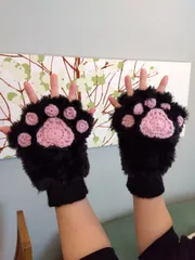 もふもふ🐾肉球アームウォーマー