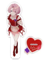 【中古】アクリルスタンド・アクリルパネル 有村麻央 スタンド付きビッグアクリルプレート～スウィートストロベリー～vol.1 「学園アイドルマスター」