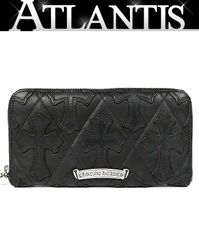 クロムハーツ メガネケース レザー クロスパッチ ダガーファスナー クロス CHROME HEARTS 銀座店 クロムハーツ アイウェアケース ダガージップ