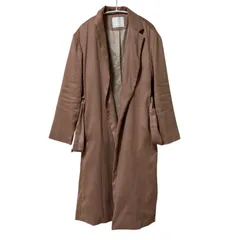 ZM1676 GALLARDAGALANTE ガリャルダガランテ ロングコート スエード調 ベルト付き ブラウン系 レディース Fサイズ