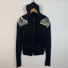 希少 ジャンポールゴルチエ JPG 総柄ジップパーカー フーディー y2k 40 希少 ジャンポールゴルチエ JPG 総柄ジップパーカー フーディー y2k 40