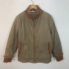 UNIVERSAL FREAK'S ユニバーサルフリークス ムートン ブルゾン ジャケット フルジップ ベージュ Lサイズ メンズ 古着 アメカジ ミリタリーのサムネイル