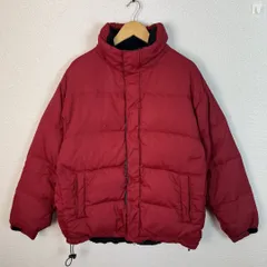 90s OLD GAP ギャップ ダウンジャケット ブルゾン フルジップ レッド Mサイズ メンズ 古着 アメカジ ストリート