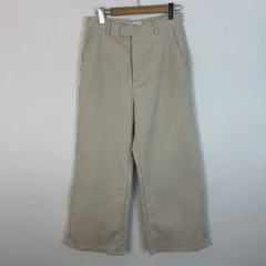 IENA イエナ パンツ コーデュロイ ワイド 無地 ベージュ レディース 古着 シンプル カジュアル