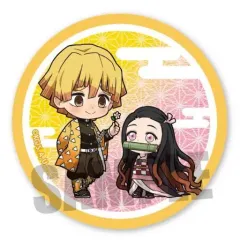 【中古】バッジ・ピンズ 善逸＆禰豆子 禰豆子といっしょ缶バッジ 「鬼滅の刃」