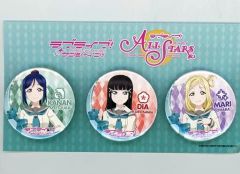 [중고] 배지·핀즈 Aqours(3학년) 공식 캔 배지 세트 스쿠스타 Ver.(3개조) [LoveLive! Series 9th Anniversary 러브라이브! 페스티벌]