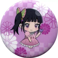 【中古】バッジ・ピンズ 栗花落カナヲ(通常バージョン） 「えふぉるめ 鬼滅の刃 パジャキャラ缶バッジ第3弾」