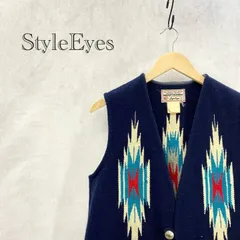 STYLE EYES WILD OATS BLANKET チマヨ ベスト M16462 トップス  ネイビー  メンズ ファッション