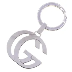  グッチ キーリング ダブルG SV 中古 キーホルダー