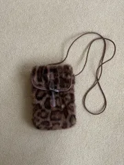 レオパードファー ミニバッグ - 新品