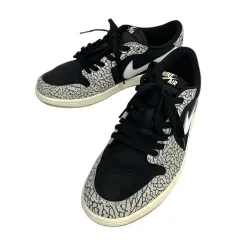 ナイキ NIKE CZ0790-001 AIR JORDAN 1 RETRO LOW OG BLACK CEMENT スニーカー エアジョーダン1 レトロ ロー ブラックセメント 28 グレー 黒 ブラック