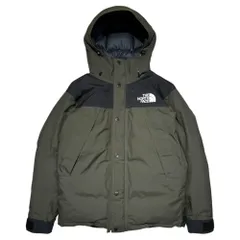 THE NORTH FACE(ノースフェイス) Mountain Down Jacket マウンテン ダウン ジャケット ND91737 S カーキ×ブラック アウトドア