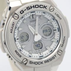 CASIO カシオ G-SHOCK Gスチール GST-W310 ソーラー電波 動作品 白