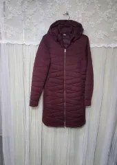 THE NORTH FACE ザノースフェイス バーガンディ レディース ダウンジャケット ロング丈