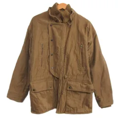 サルヴァトーレフェラガモ Salvatore Ferragamo 90s ヴィンテージ ミリタリージャケット ブルゾン コットン 茶 ブラウン 46のサムネイル