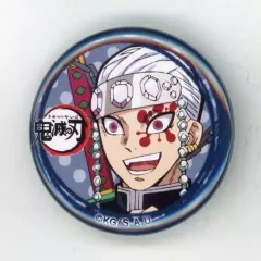 【中古】バッジ・ピンズ 宇髄天元 「鬼滅の刃 キャラクター絵巻カフェ in ufotable Cafe 第四期 ゆる顔缶バッジ 我妻善逸＆宇髄天元＆甘露寺蜜璃ver.」