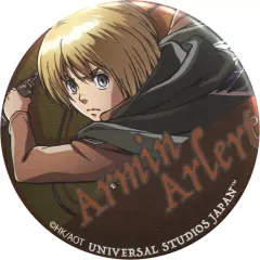 【中古】バッジ・ピンズ アルミン・アルレルト 「進撃の巨人・ザ・リアル コレクタブル缶バッジ」 ユニバーサル・スタジオ・ジャパン限定