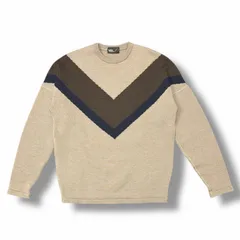 kolor 14AW Wool Knit ドロップシャーVクルーネックニット セーター カラー 14WCM-N05302 ベージュ 3 （3784M）のサムネイル