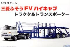 貴重品 未組立 ミツワモデル 1/24 三菱トラクタ＋カートランスポーター