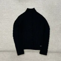 Calvin Klein カルバン・クライン ケーブル編み ニット ジップアップ r2330