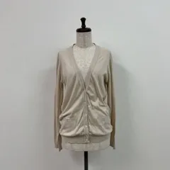 MARGARET HOWELL マーガレット ハウエル ジョンス メドレー ニット カーディガン JOHNS MEDLEY KNIT CARDIGAN ベージュ 系 サイズ 2