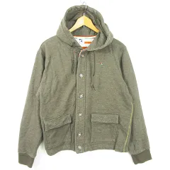 アーノルドパーマー Arnold Palmer ジャンパー ジャケット ブルゾン フード付き 綿 4 カーキ ワンポイント kz11125