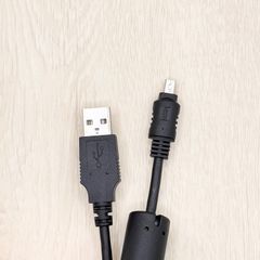 EMC-5U CASIO Genuine USB Cable for EXILIM Digital Cameras EX-H50, EX-H60, EX-Z800, EX-ZS100, EX-ZS150, etc. Data Transfer and Charging Cable/Charger (CASIO 80218-737N)