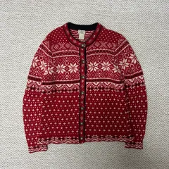 L.L.Bean ウールカーディガン ノルディックセーター