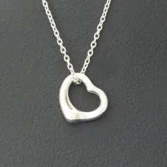 新品同様 美品 TIFFANY&Co. ティファニー エレサ・ペレッティ オープンハート ネックレス ペンダント シルバー925 1.9g