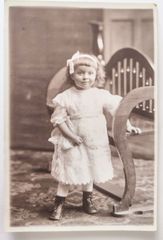 フランスアンティーク カルト・ド・ヴィジット 可愛い女の子 ポート