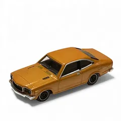 【コナミ】マツダ サバンナクーペGT (前期 ／RX-3／オレンジ)  【ルース品／台座無し／状態ランクA】絶版名車コレクションVol.1