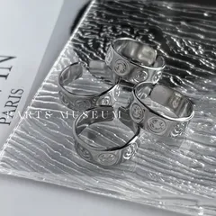 パミュパーツ♡セレクトアクセサリー/高品質ステンレスリング/シルバー/ニコちゃん/smile 1個145円