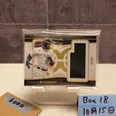 2021 Topps Definitive Collection Charlie Blackmon 16/95 Colorado Rockies Helmet Relic Memorabilia カード