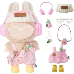【新品】 Ruokey ぬいぐるみ服 服のみ 15cm 17cm ぬいぐるみ 人形の服 ドール服 ぬいぐるみ着せ替え かわいい コスチューム ドレスアップ DIY アクセサリー 人形スーツ ジャンプスーツ 写真小道 ドール世代別服 着せ替え DIY 15c 0
