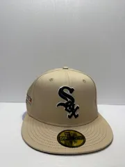 Newera シカゴホワイトソックス ワールドシリーズ2005 59fifty フィッティドキャップ ベージュカラー