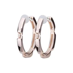 【新品】 LOKUMI ピアス 日本製 プラチナ フープ Pt900ポスト Pt900 金属アレルギー対応 フープピアス キャッチレス ワンタッチ シルバー ゴールド ピンクゴールド プレーン デザイン リングピアス レディース シンプル 人気 ニッケルフ 1