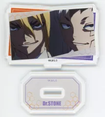 【中古】アクリルスタンド・アクリルパネル 七海龍水＆あさぎりゲン 「Dr.STONE トレーディング場面写アクリルスタンド」