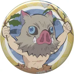 【中古】バッジ・ピンズ 嘴平伊之助 「鬼滅の刃×ufotable cafe 節分イベント2021 57mmランダム缶バッジ」