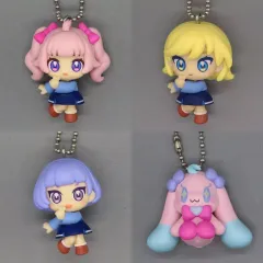 【中古】キーホルダー 全4種セット 「ひみつのアイプリ フィギュアマスコット」