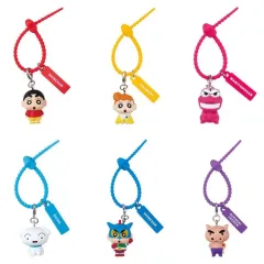【中古】キーホルダー 全6種セット 「クレヨンしんちゃん カラフルマルチチャーム」