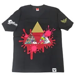 【中古】Tシャツ 力 フェスTシャツ ブラック Lサイズ 「Splatoon3(スプラトゥーン3)×ゼルダの伝説」