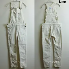 Lee　スキニーオーバーオール　レディースM相当　強 ストレッチ　サロペット　アイボリー　LL1150　リー