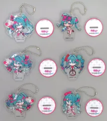 【中古】キーホルダー 全6種セット 「初音ミク GTプロジェクト アクリルキーチェーン 2025Ver.」