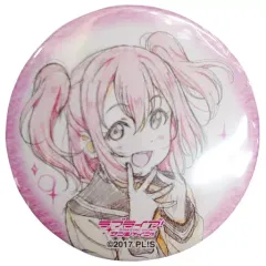 【中古】バッジ・ピンズ 黒澤ルビィ(原画) 「ラブライブ!サンシャイン!! 5周年展示会 -Pieces of Aqours- トレーディング丸形缶バッジ」