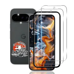 用 Google Pixel 10 / Pixel 10 pro ガラスフィルム ２枚 【ガイド枠付き 指紋認証対応 国産AGC旭硝子素材】 用 グーグルピクセル 10 / ピクセル10 pro フィルム 硬度9H 耐衝撃 用 Pixel 10 保護フィルム 